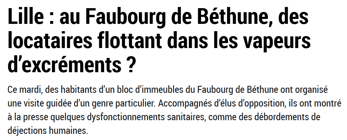 Retour sur la conférence de presse au Faubourg de Béthune sur le logement social